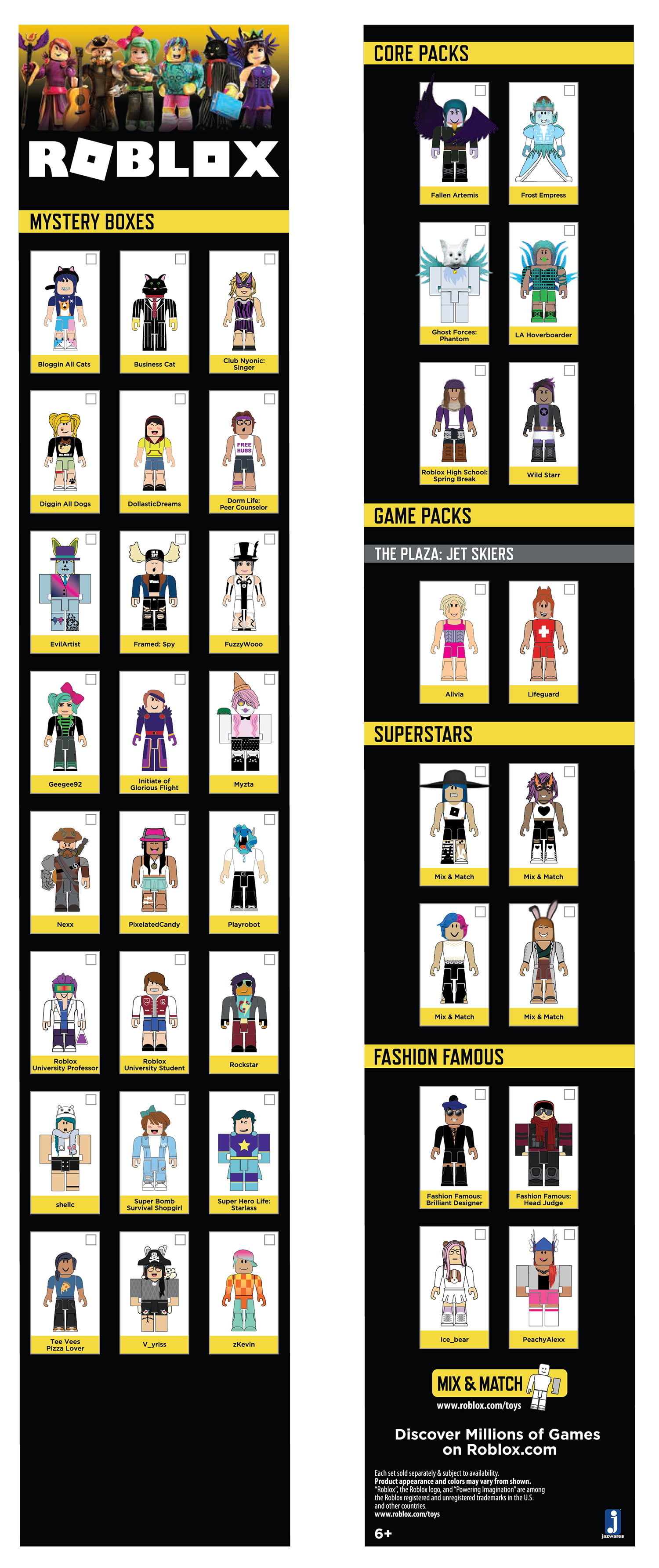 Roblox Celebrity Collection Fashion Famous Playset Includes Exclusive Virtual Item Walmart Com Walmart Com - fashion famous roblox game