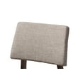 thumbnail image 5 of Baxton Studio Colton Mid-Century Modern Light Gray Fabric Upholstered and Walnut-Finished Wood Bar Stool, 5 of 5