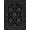 Black, Pattern 4, variant on ODIKA 2'x3' Washable Accent Rug Pet Friendly, Bedside Mat Gothic Vintage Tonal Interlocking Scrollwork Masculine Goth Corridor for Bedroom, Nursery, RV