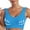 Blue, variant on Tbopshirt Sports Bra for Women,Seamless Wirefree Yoga Bra with Removable Pads Vest Traceless Comfortable No Steel Ring Breathable Gathering Cami Everyday Bras