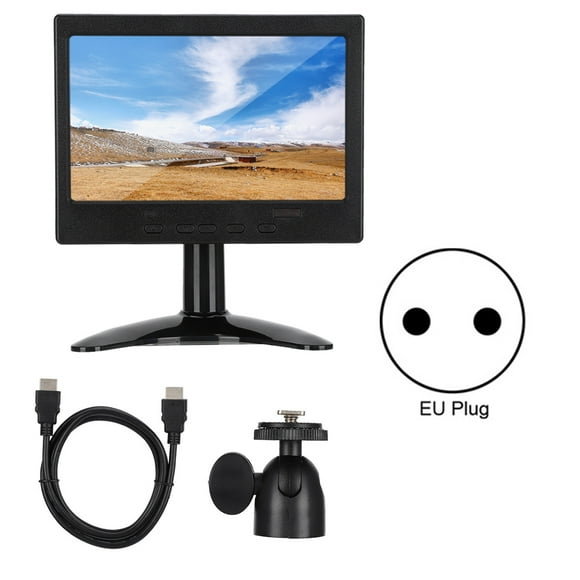 Monitor De Pantalla Multifunción Sincero 7 Pulgadas 1024x600 HDMI/VGA/AV