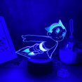 thumbnail image 3 of Luz nocturna LED 3D Mightys Atoms Astroboys que cambia de color, 3 of 4