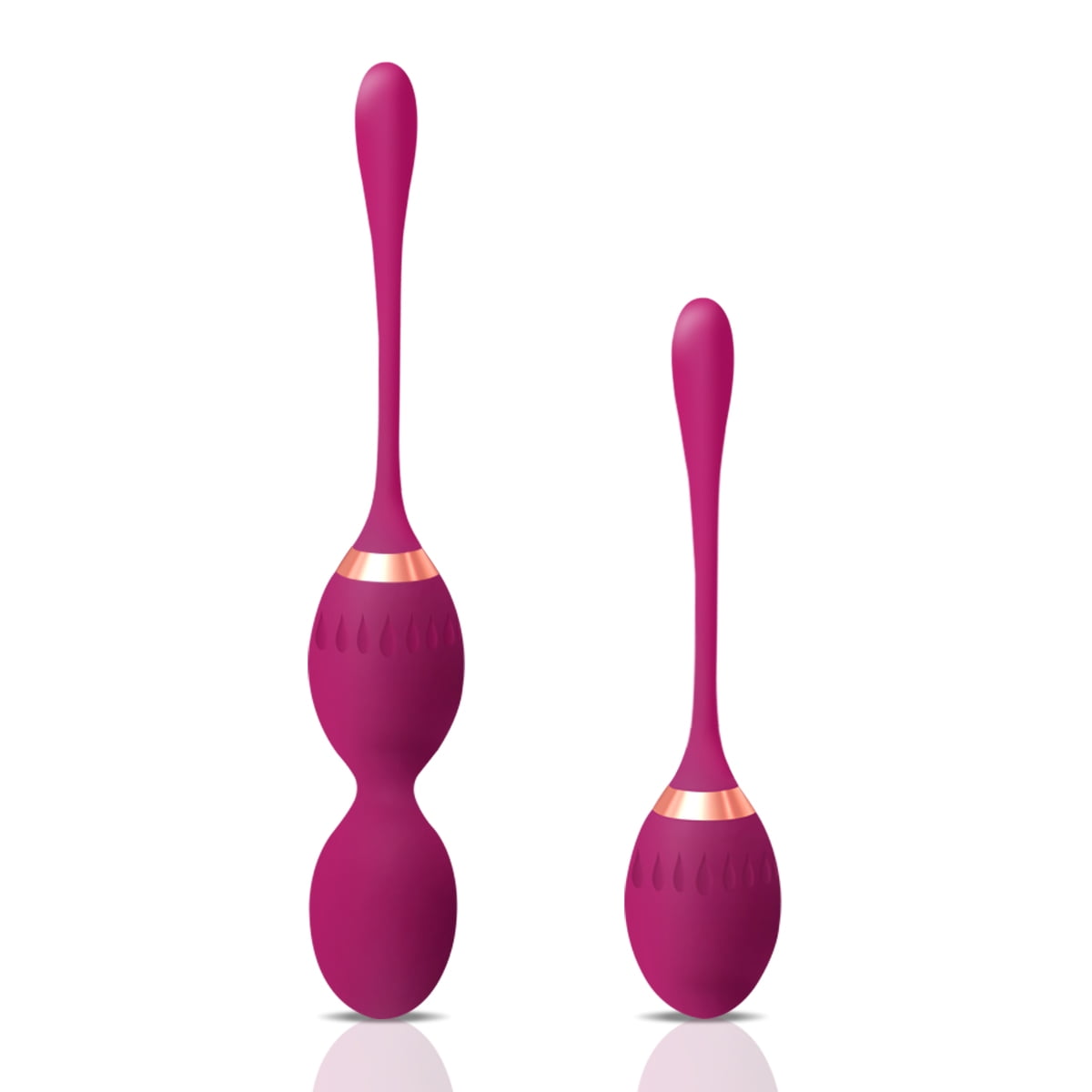 Smoive Deluxe Kegel Weighted Exercise Balls - Pelvic Floor Tightening and Strengthen Bladder Control - Set of 2