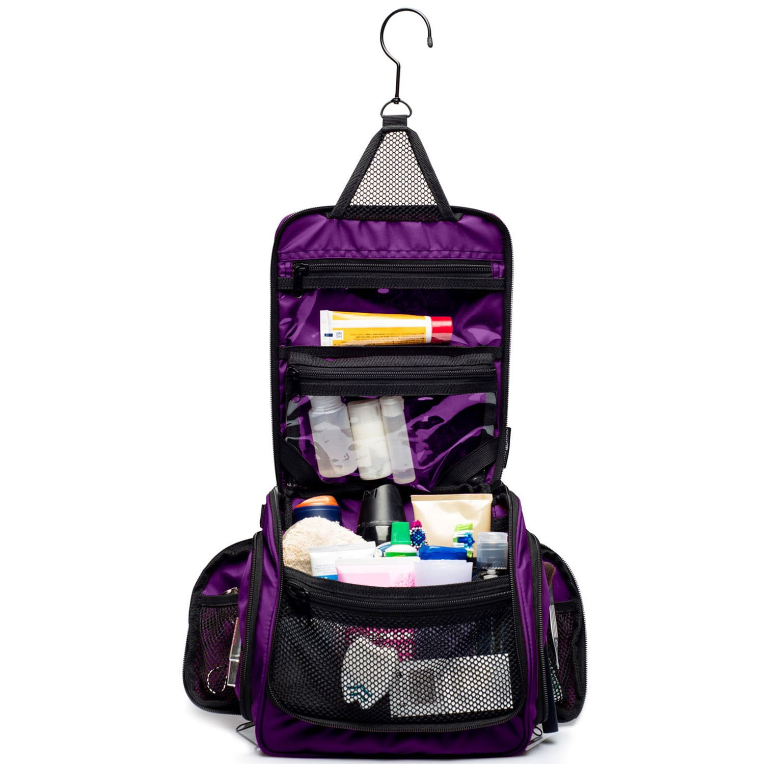 NeatPack Medium Size Hanging Toiletry Bag, Purple
