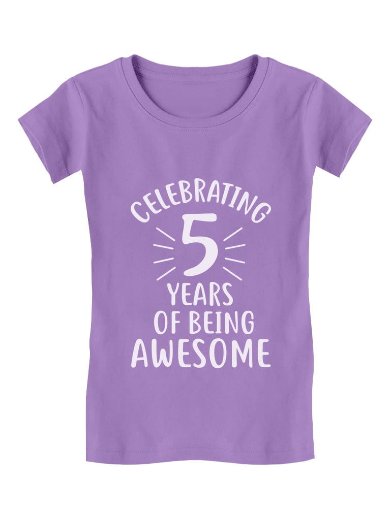 5th birthday 5 Personalised Girls Boys Hello Five Birthday T-Shirt fifth