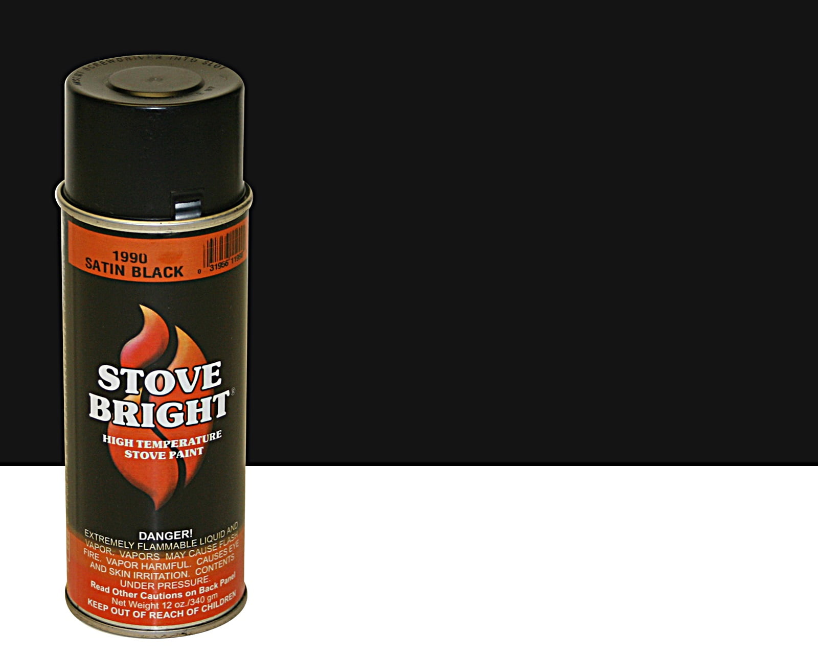 Stove Bright High Temp Spray Paint Satin Black