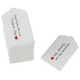 thumbnail image 3 of Wedding Gift Tag,100pcs White Handmade Hang Jewelry Price Tags Wedding Favour Tags Unrivaled Performance, 3 of 8