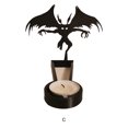 thumbnail image 4 of Yuarrent Candelabros de sombra impermeables de acero inoxidable para escena de Halloween espeluznante Vibe Candlestick C Type1 NO1, 4 of 6
