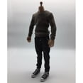 thumbnail image 2 of Ropa de Muñeca Masculina de 12 Pulgadas a Escala 1/6: Suéter de Punto con Cuello en V, Pantalones de Mezclilla, Zapatos de Lona, ​​conjunto de Cinturó Zulema trajes de figura de acción masculina, 2 of 7