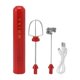 thumbnail image 1 of Stainless Steel USB Electric Blender for Home Use, Small Cordless Handheld Mixer, Whisk and Frother, Red, 1 of 4