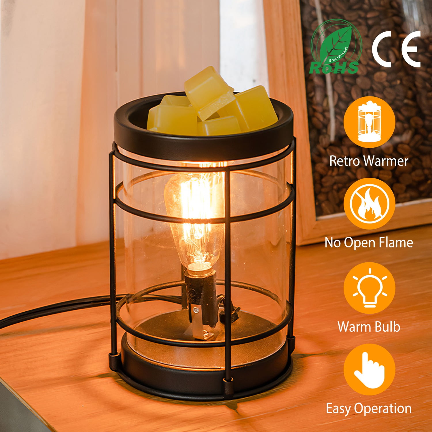 Electric Wax Melt & Candle Warmer – Good Vibes Apothecary