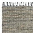 thumbnail image 6 of SAFAVIEH Vintage Leather Zharko Solid Braided Fringe Runner Rug, Grey, 2'3" x 6', 6 of 8