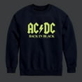 thumbnail image 2 of ACDC - Glow In The Dark - Back In Black - Toddler & Youth Crewneck Fleece Sweatshirt, 2 of 5