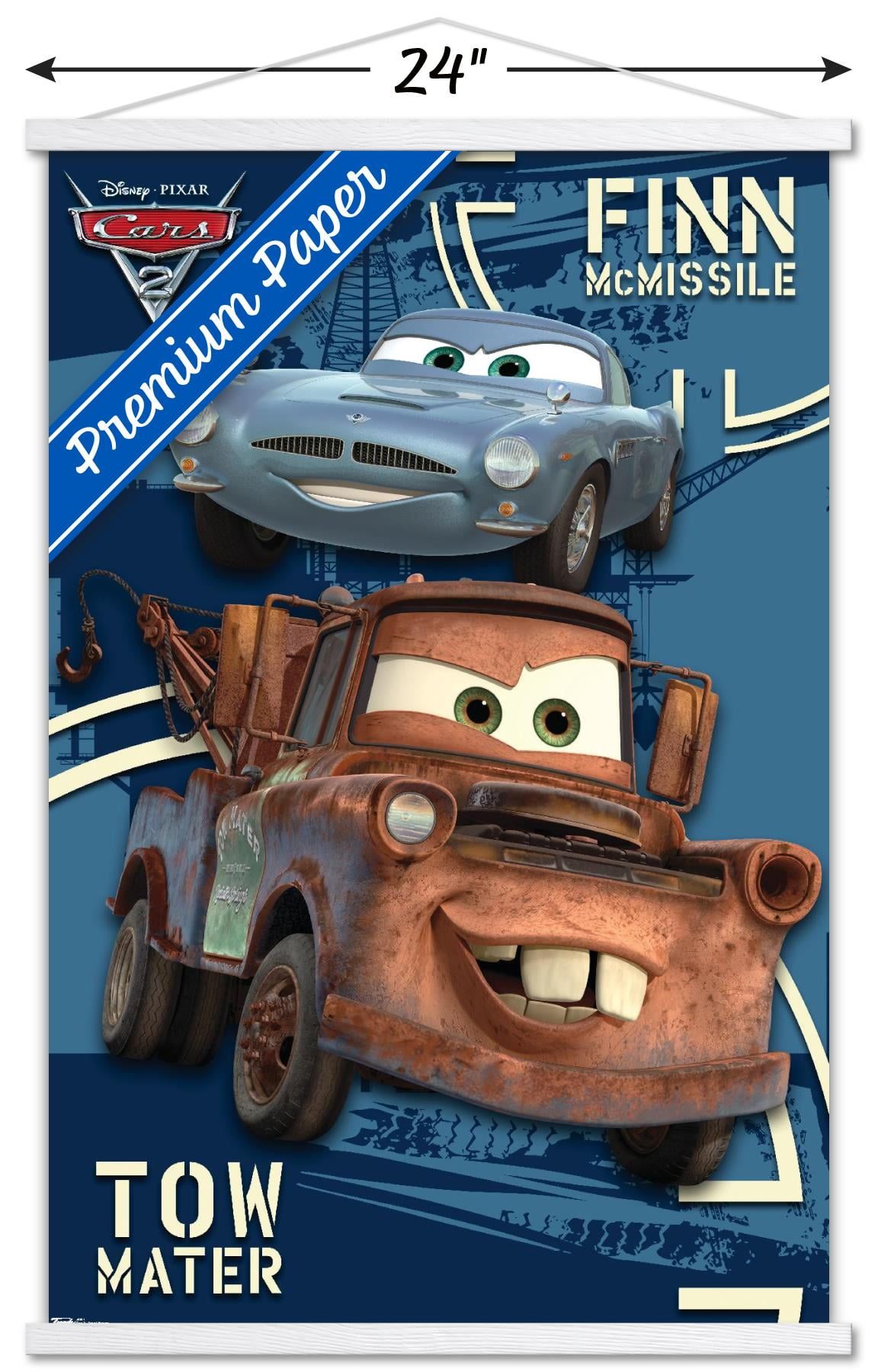 pixar cars 2 poster