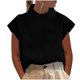 thumbnail image 3 of Sudadera con cremallera,Camiseta sin mangas de mezcla de lino para mujer, cuello redondo informal, tela de lino y algodón transpirable, color liso para uso diario, sopatenor, 3 of 8