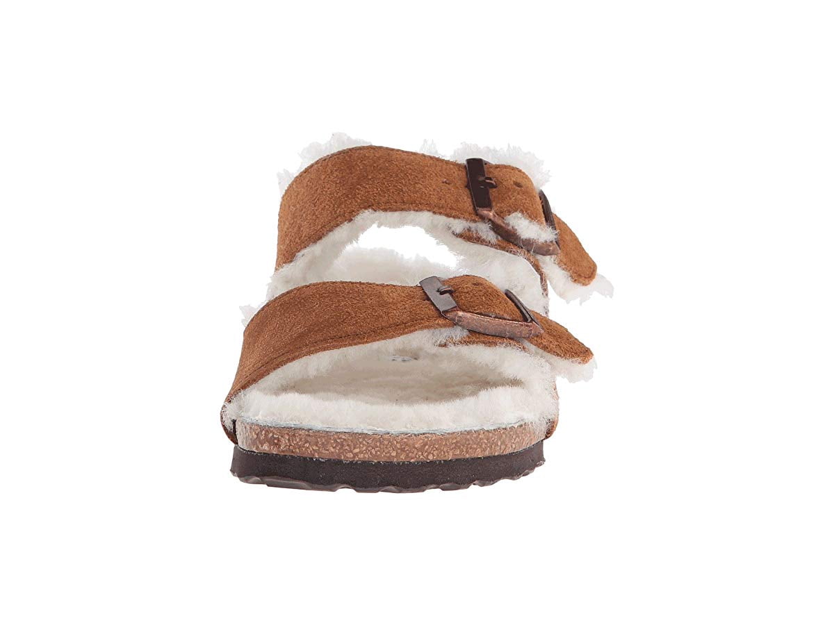 Birkenstock Arizona Shearling Mink Suede