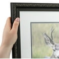 thumbnail image 5 of ArtToFrames 14x17" Matted Picture Frame with 10x13" Single Mat Photo Opening Framed in 1.25" Antique Black and 2" Porcelain Mat (FWM-5106-14x17), 5 of 7