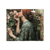 CafePress - John William Waterhouse My Sweet Ros Throw Blanket - Soft Fleece Throw Blanket, 50"x60" for All Ages