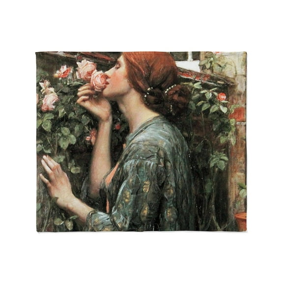 CafePress - John William Waterhouse My Sweet Ros Throw Blanket - Soft Fleece Throw Blanket, 50"x60" for All Ages