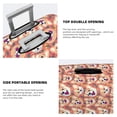 thumbnail image 5 of Lsque Corgi Head with Floal Printed Luggage Cover, Travel Luggage Protector,Scratch and Dirt Resistant, Fits 18-32 Inch Luggage - Medium, 5 of 9