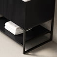 thumbnail image 2 of 48" Black Vanity with Ceramic Basin - Scratch - Resistant Countertop - Bathroom Setting - High - Quality & Stain - Resistant, 2 of 2