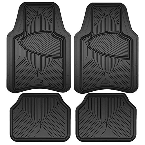 Armor All Black Rubber Interior Floor Mat, 4 Piece