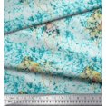 thumbnail image 2 of Soimoi Poly Georgette Fabric Leaves & Texture Print Fabric by Yard 42 Inch Wide, 2 of 2