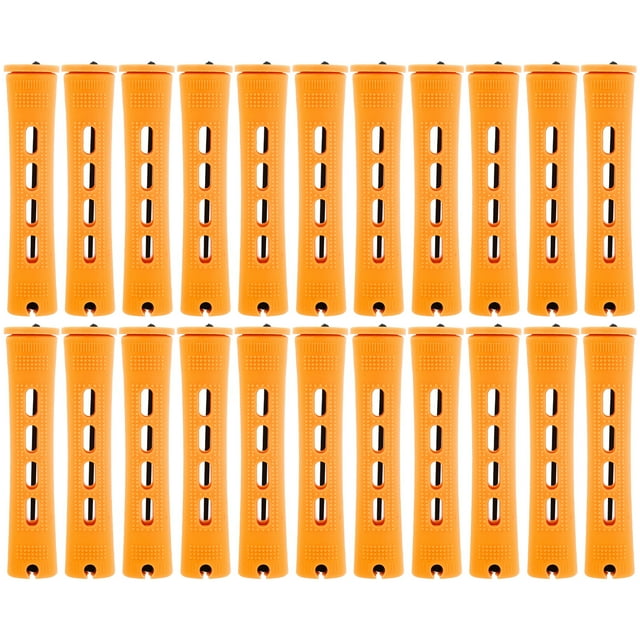 Miangastore 20 Pcs Rouleaux à Cheveux Boucleurs en Plastique Boucleurs à Vagues Rouleaux à Cheveux avec Capuchons