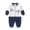 D, variant on 0-12M Newborn Baby Boy Gentleman Tuxedo Romper One Piece Infant Long Sleeve Cotton Bowtie Jumpsuit Formal Wear Clothes Suit