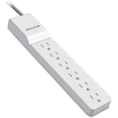 Belkin Home/Office Series 6-Outlet Surge Protector With 4' Cord ...