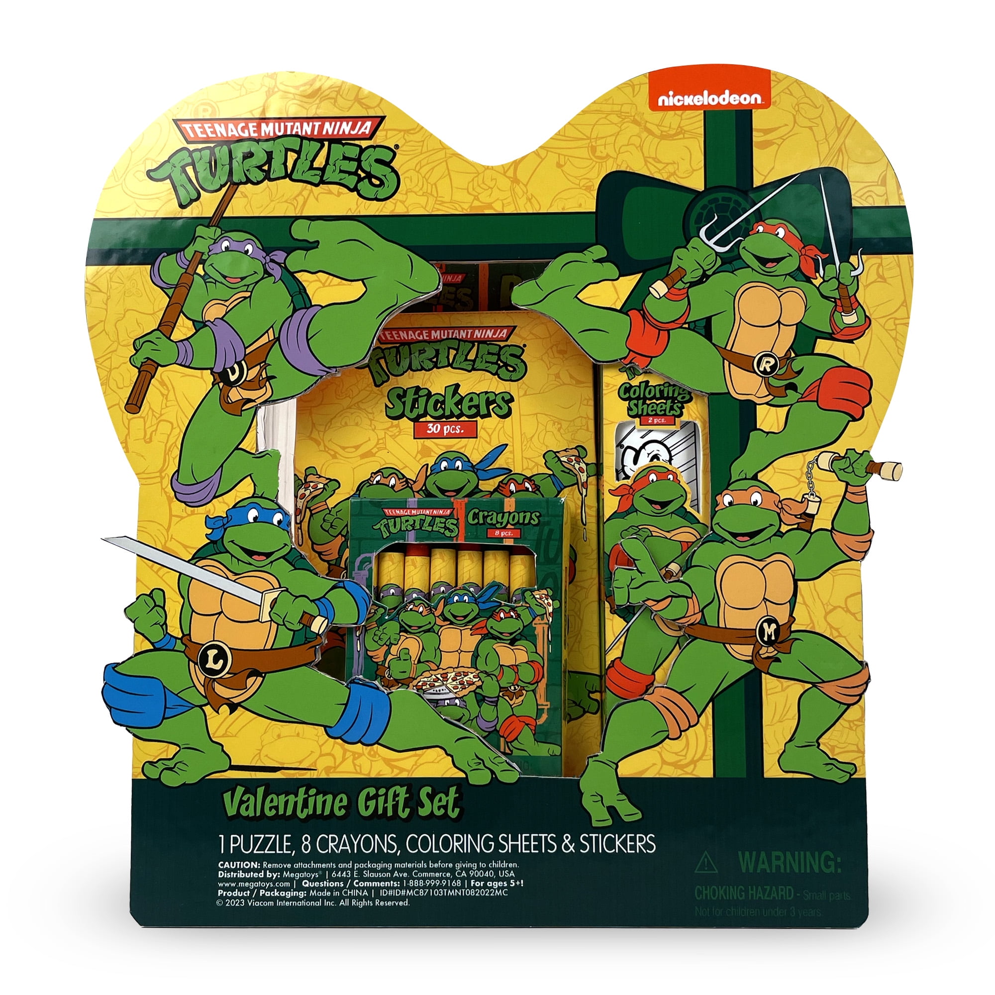 Teenage Mutant Ninja Turtles TMNT Valentine's Day Box Gift Set