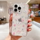 thumbnail image 1 of Funda de flores de estrellas brillantes para Iphone 14 13 12 11 Pro XS Max Mini X XR 7 8 Plus SE2, funda de Tpu suave transparente ultrafina Tan Jianjun unisex, 1 of 2