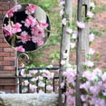 thumbnail image 5 of Artificial Cherry Blossom Vines, 2pcs Hanging Plants Silk Garland Fake Cherry Flowers for Home Garden Wall Fence Indoor Outdoor Wedding Birthday Decor (220cm)-Light Pink, 5 of 5