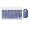 thumbnail image 1 of Portable Wireless Bluetooth Keyboard Mouse Set For Android Ios Windows Phone Tablet Purple 10-inch, 1 of 5