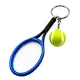 thumbnail image 4 of Soumake Simulation Mini Tennis Racket Ball Keychain Pendant Bag Key Ring Accessories, 4 of 4