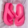 thumbnail image 1 of Chanclas de suela gruesa para usar en el exterior, chanclas de moda de EVA para verano, zapatillas de playa con altura, sandalias de tacón alto, zapatillas casuales para mujer, 1 of 6