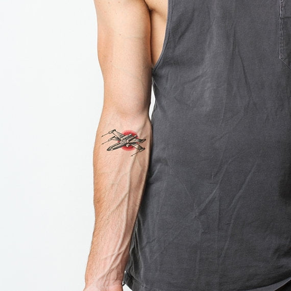 Tattify X Wing Temporary Tattoo X Marks The Spot Set Of 2