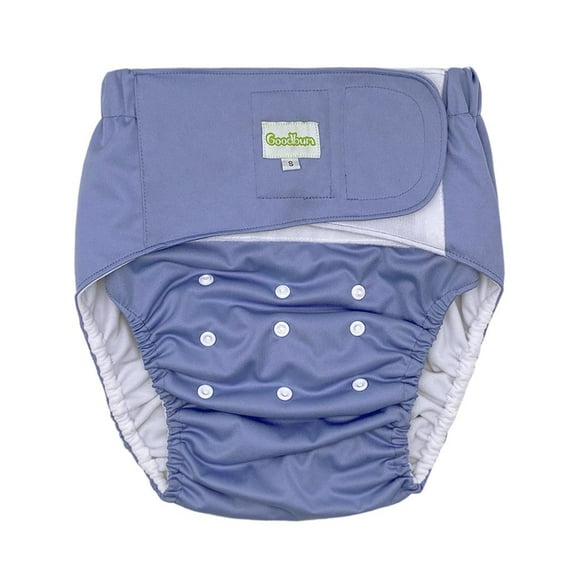 Milaget Reusable Adult Cloth Diaper washable for Men Women Waterproof Incontinence Pants L