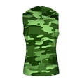 thumbnail image 4 of Men's Camo Workout Hooded Tank Tops Sleeveless Gym Training Hoodies Bodybuilding Muscle Cut Off T Shirt, 4 of 9