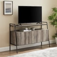 thumbnail image 2 of 52" Urban Industrial TV Stand - Grey Wash, 2 of 9