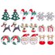 thumbnail image 1 of 9 pares de pendientes de moda pendientes de Navidad pendientes de aleación decoración de orejas estilo aleatorio Sailing  Electrónica, 1 of 2