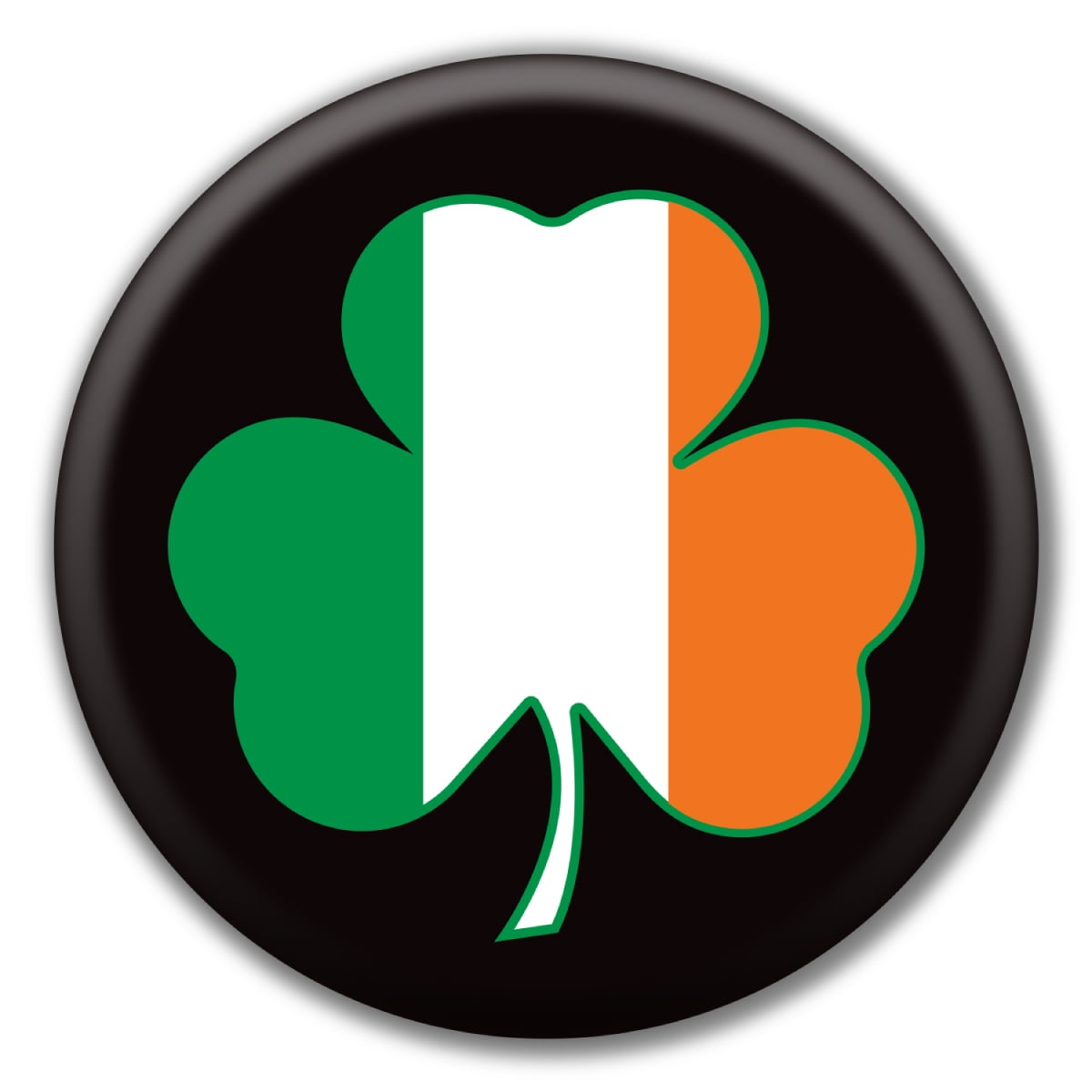 Ireland Shamrock Rectangular Flag Embroidered Patch Badge 