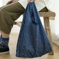 thumbnail image 3 of Sac de Rangement Grande Capacité avec Petite Poche Intégrée en Tissu Oxford Pochette de Courses Pliable Portable pour Usage Quotidien, 3 of 5