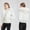 White, variant on Elegant Faux Fur Trim Jacket