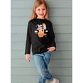 thumbnail image 2 of Halloween Sloth W Broom Long Sleeve Toddler -Image by Shutterstock,  2 Toddler, 2 of 4