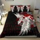 thumbnail image 4 of Juego De Cama Vikingo Cuervo Místico Tatuaje Sangre Rlt12, 4 of 6
