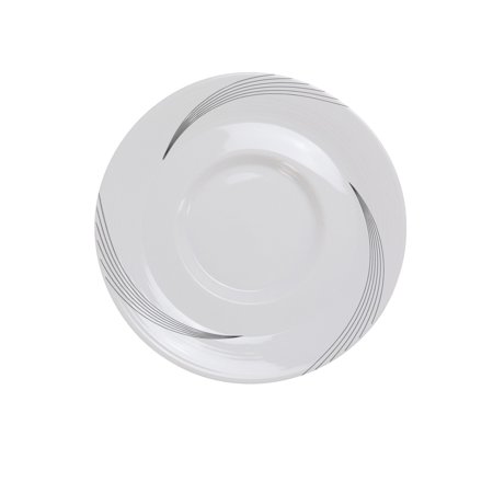 

Urban Line Round Saucer for 7 Oz. Tea Cup 5 1/2 Porcelain Bone White Pack of 16