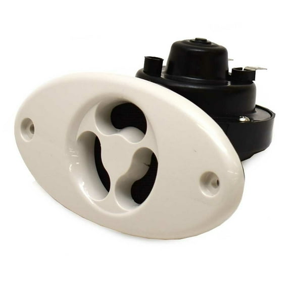 Aqua Signal Boat Horn 83401-1 | 12 Volt 510 Hz Forward Facing White