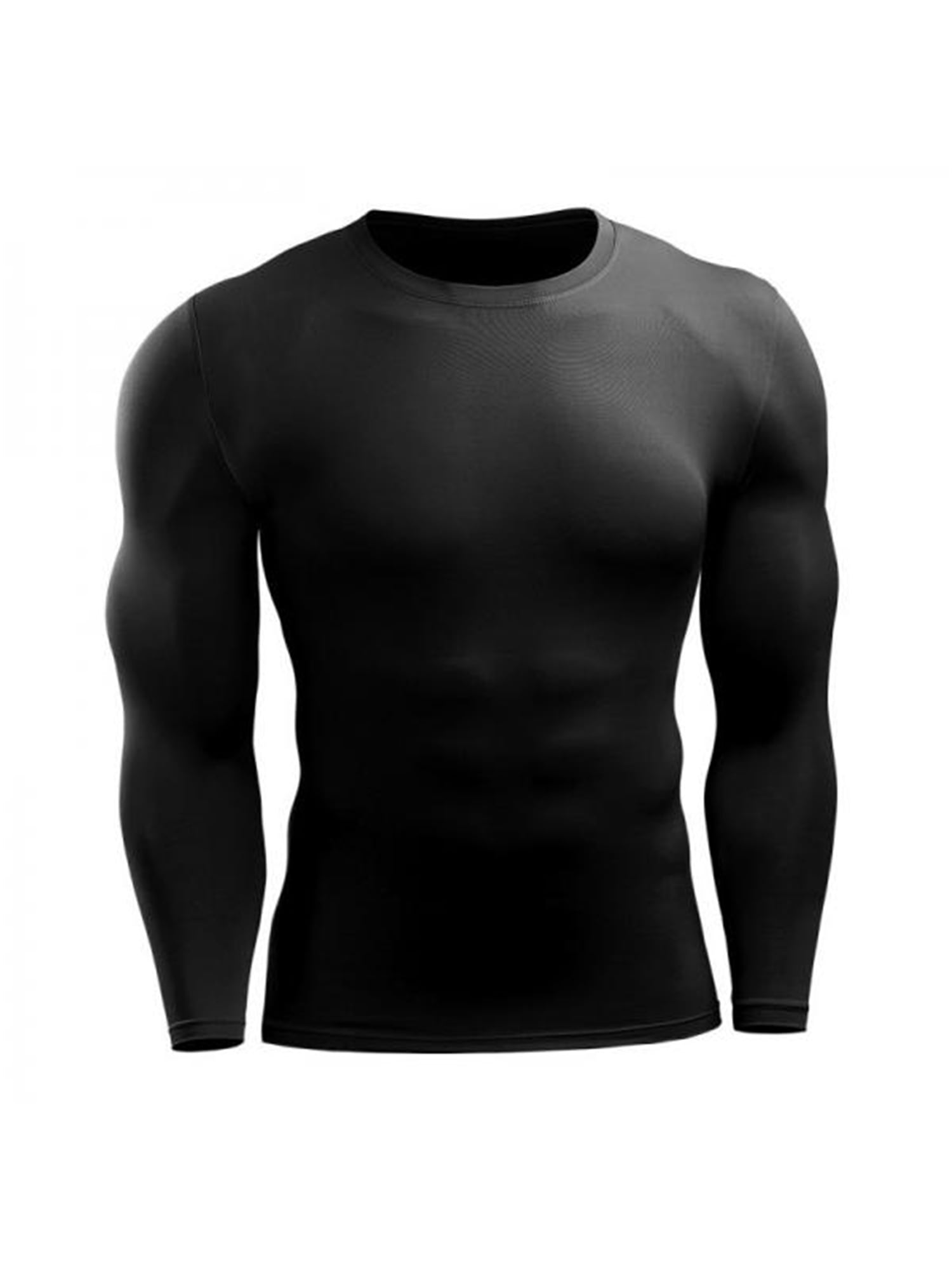 Details about   Men Long Sleeve T-shirt Compression Sport Base Layer Gym Breathable Muscle Top 