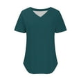 thumbnail image 4 of Baysbule Women's V-Neck Casual Short Sleeve Pullover Top Lightweight Soft Spring Summer Fashion, 4 of 5